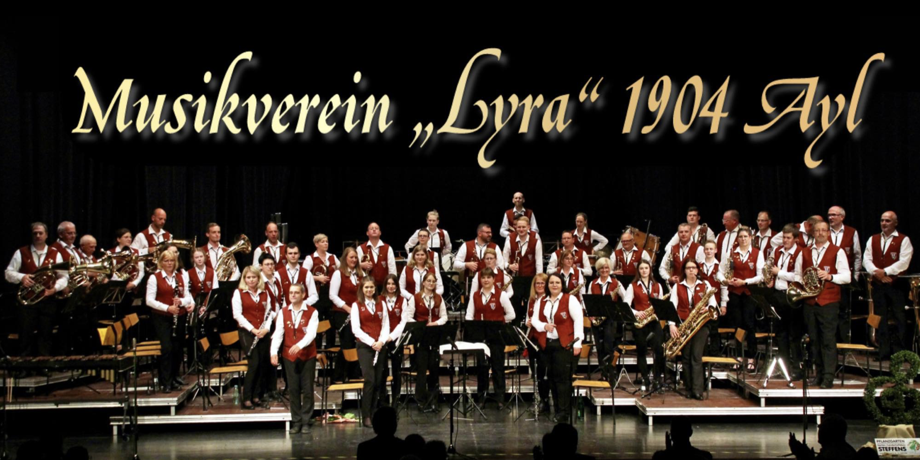 Gruppenfoto des Musikvereins Lyra Ayl