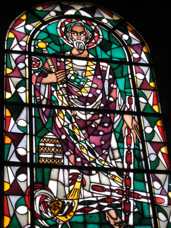 Fensterbild in der St. Petrus Kirche
