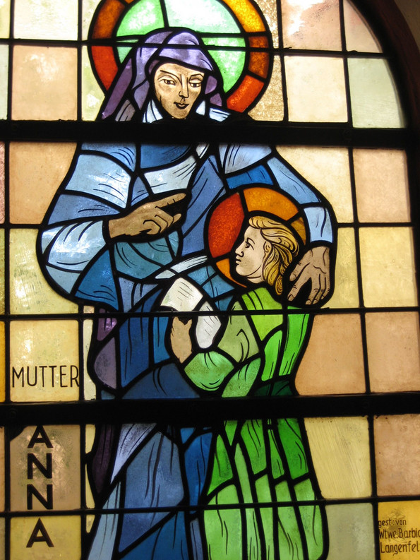 Ein buntes Kirchenfenster
