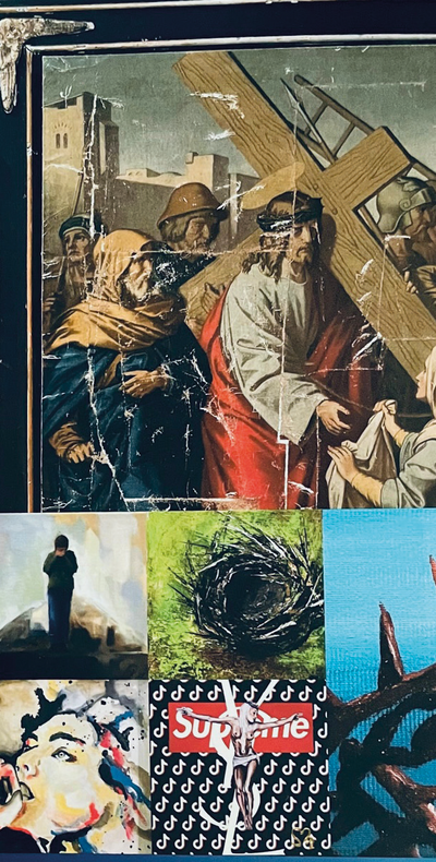 Bilder der Ausstellung "Sein Kreuzweg früher"