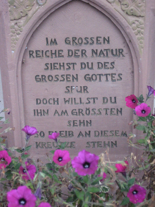 Ein Gestein mit Botschaft.